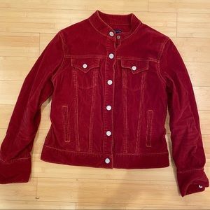 Gap Red Corduroy Jacket (women’s large)